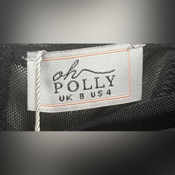 Oh Polly Black Sheer Bustier BNWT! - Picture 15 of 16